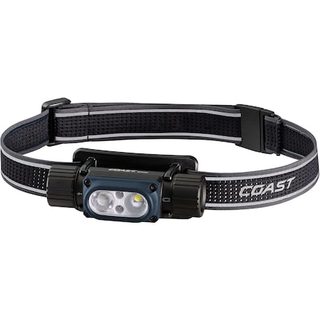 Coast Cutlery WPH30R Waterproof Dual Color Rechargeable Headlamp 30741